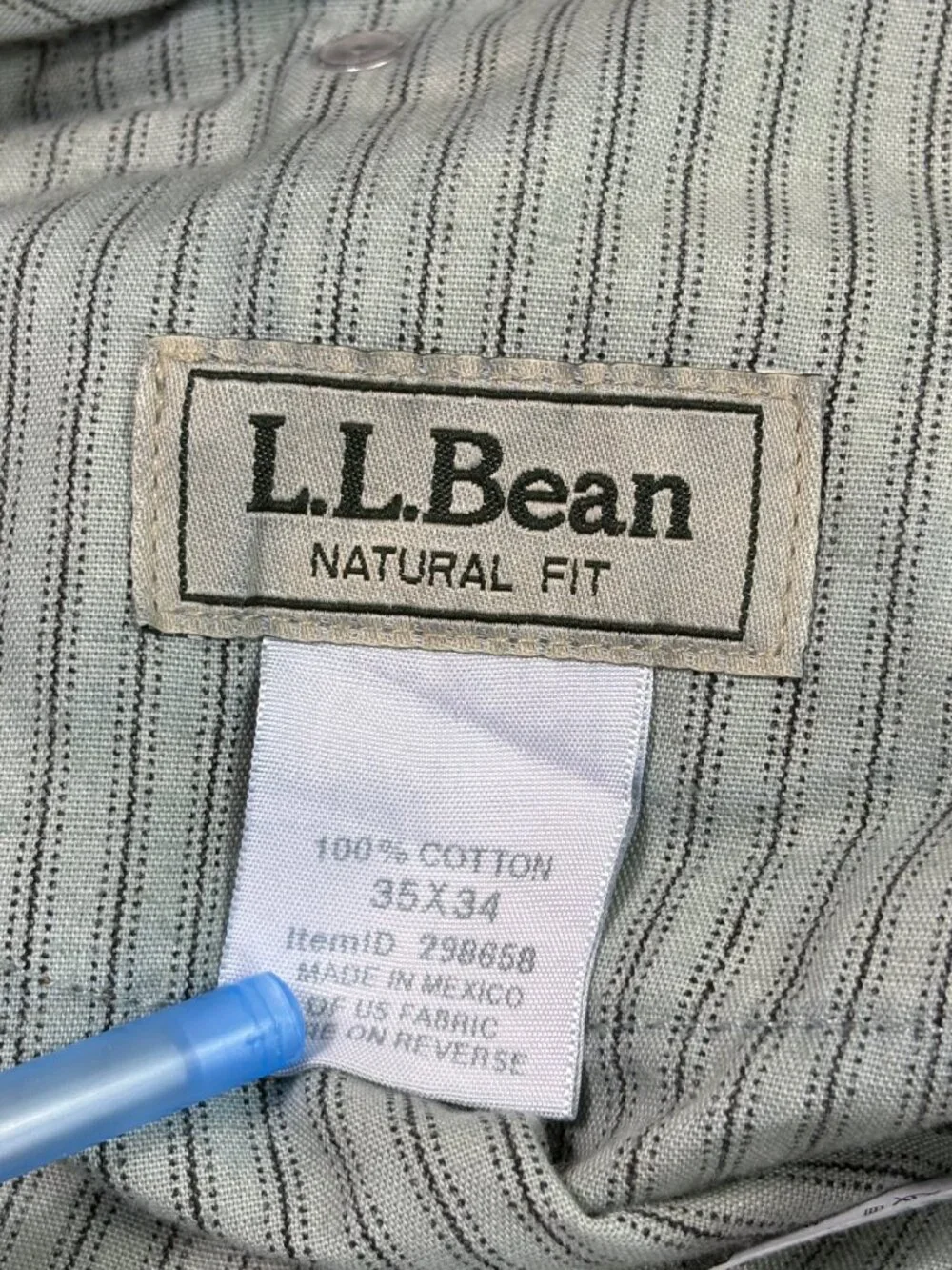 LL Bean Comfort Fit Straight Leg Dark Wash Jeans Mens 36x34 Casual Work